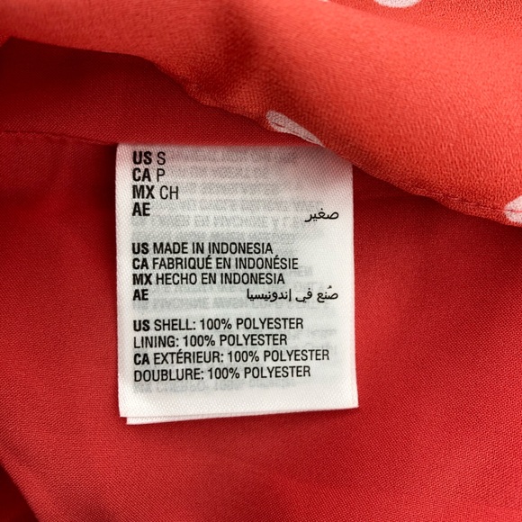 Maison Jules Pink & White Polkadot Romper, NWT - Picture 7 of 8